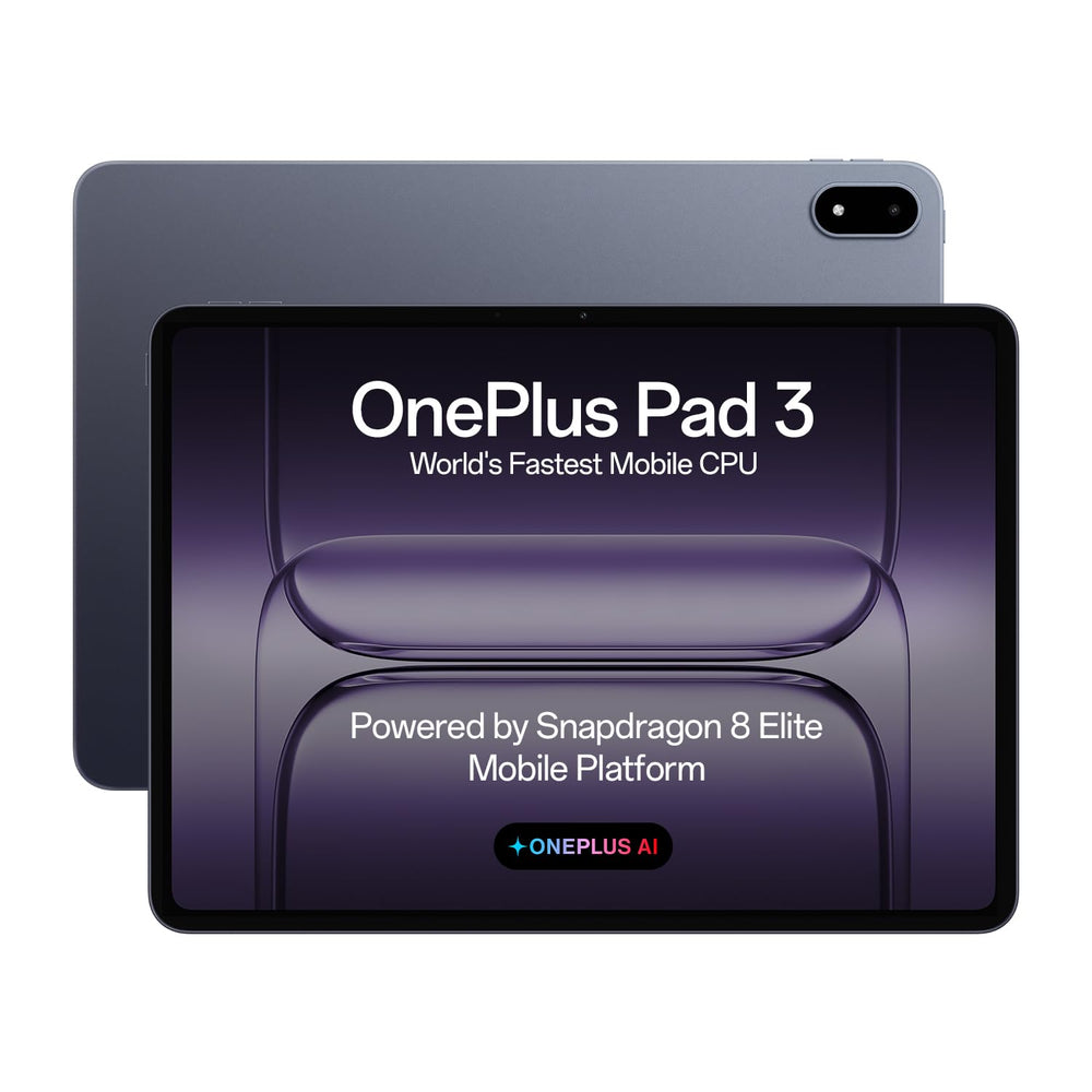 OnePlus Pad 3 World's Fastest Snapdragon 8 Elite Processor, 13.2" 3.4k Screen, 144Hz Adaptive Refresh Rate, 8 Speakers, OnePlus AI, 12140 mAh Battery, WiFi